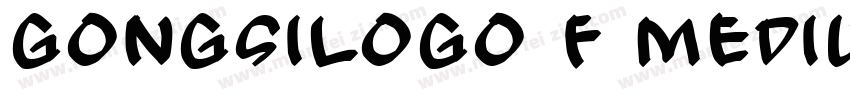 GongSiLOGO F Medium字体转换